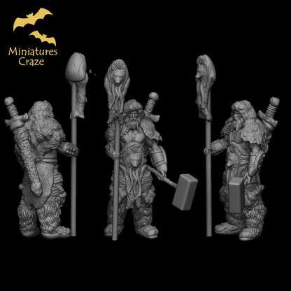 Berserker Miniature Craze Brettspiele Rollenspiele Sammler RPG  Kriegerin Armbrust