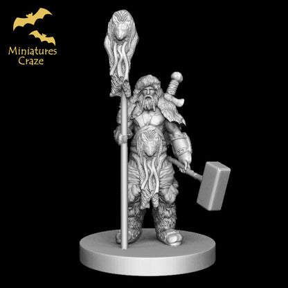 <transcy>Goddess Athena with Owlking by Clay Cyanide Miniatures D&D Tabletop Wargames Painters Greek Mythology</transcy>