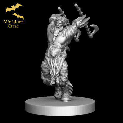 Berserker Miniature Craze Brettspiele Rollenspiele Sammler RPG  Kriegerin Armbrust