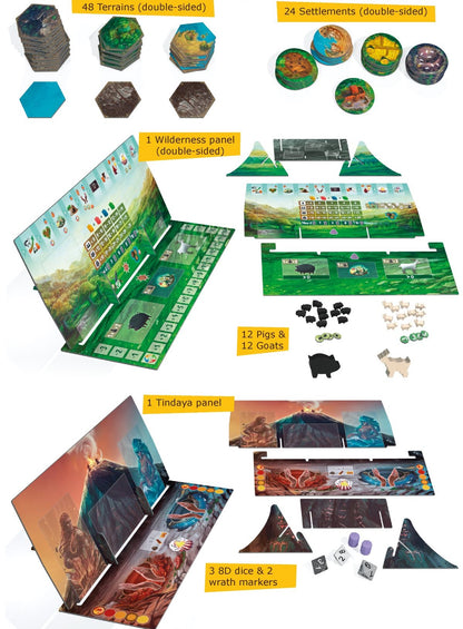 Tindaya Deluxe Kickstarter Ausgabe + Strechgoals + Exklusives englisch