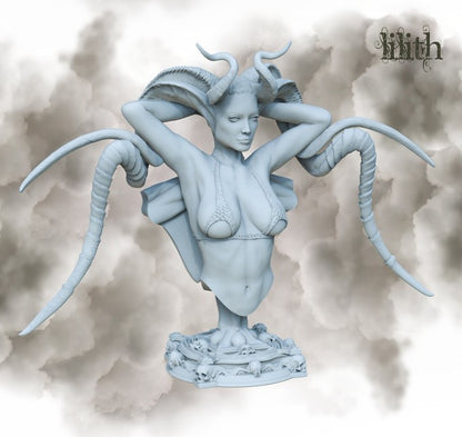 Lilith Büste aus dem Set Fantasy Busts von Printomancer3d