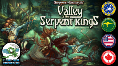 Shadows of Brimstone: Valley of the Serpent King Grundspiel englische Ausgabe