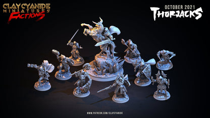 Xander von der Faction der Thorjacks von Clay Cyanide Miniaturen für Brettspiele und RPG