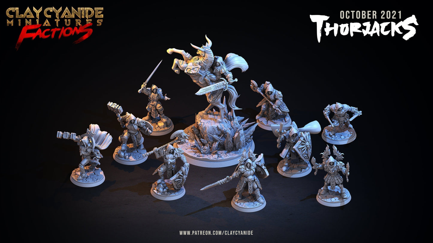 Pachorva von der Faction der Thorjacks von Clay Cyanide Miniaturen für Brettspiele und RPG