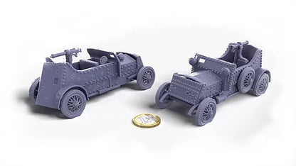 WW1 britisches gepanzertes Fahrzeug Rolls Royce "Silver Ghost" RNAS