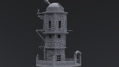 Dice Tower Observatory from the Fantasy Dice Towers Set by Create3D