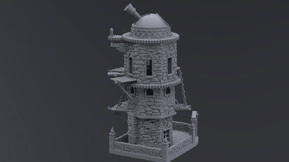 Dice Tower Observatory from the Fantasy Dice Towers Set by Create3D