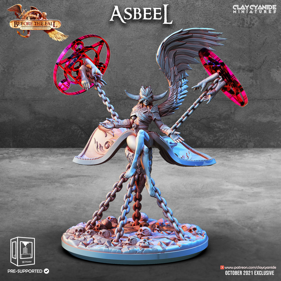 Asbeel from the Angels - Before the Fall set by Clay Cyanide Miniatures