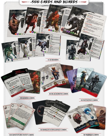 Harakiri: Blades of Honor Daimo Pledge englische Kickstarter Ausgabe + Stretchgoals + Kickstarter Exclusives Synergic Games