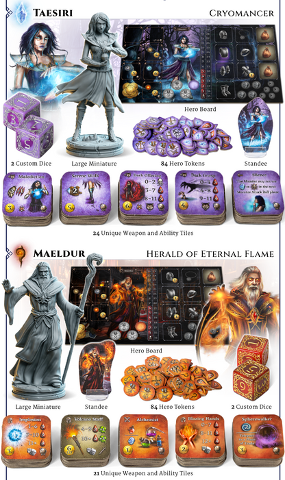 Euthia Resurrected Core Game Pledge Kickstarter Edition English Stretch Goals KS Exclusives