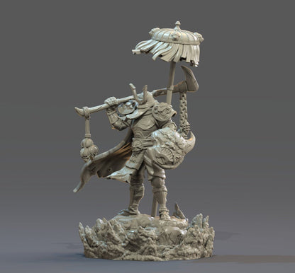 Gott Hachiman  aus dem Japanische Gottheiten Set von Clay Cyanide Miniatures