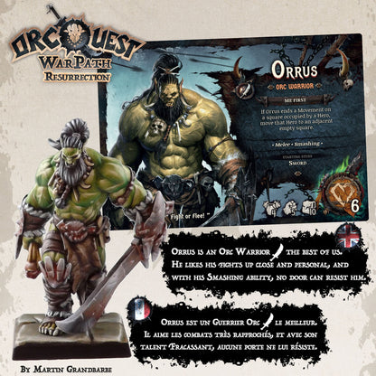 OrcQuest Warpath Resurrection Pledge Kickstarter Englisch Stretch Goals KS Exclusives